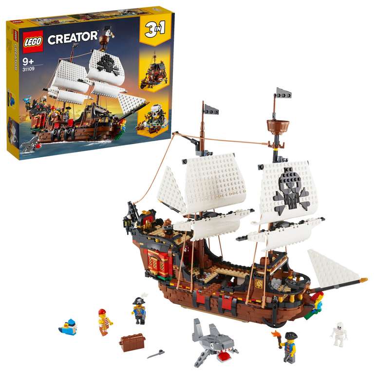 [Saturn] LEGO 76989 Horizon Forbidden West Langhals Bausatz 59,49€ | 31109 Creator 3-in-1 Piratenschiff 69,69 | 75336 Scythe für 59,49€