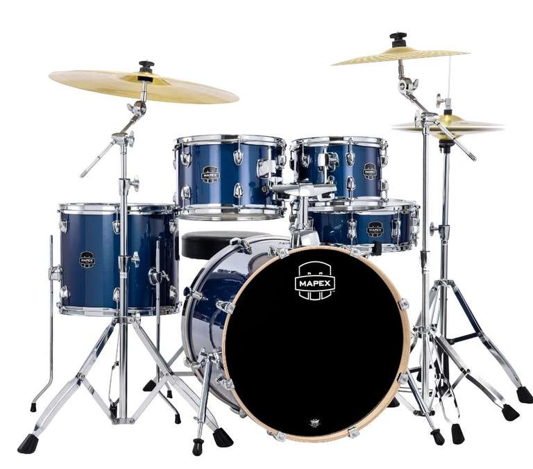 Schlagzeug Sammeldeal (16), z.B. Pearl MMG904XP/C418 Masters Maple/Gum Blue Abalone 4-tlg. Kesselsatz [Bax-Shop]