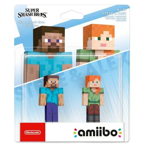 [Prime] Nintendo Amiibo Steve & Alex Doppelpack (Super Smash Bros. Collection)