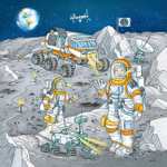 Ravensburger Kinderpuzzle - Auf Weltraummission mit Tom und Mia - Puzzle für Kinder ab 5 Jahren, mit 3x49 Teilen (Prime/Müller Abh)