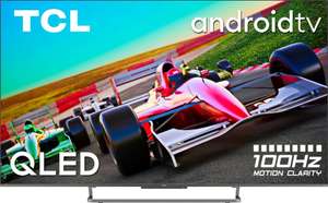 TCL 75C728X1 Fernseher (75", UHD, VA + "QLED", 120Hz, 350nits, 2x HDMI 2.1 & 2x 2.0, 13ms Input Lag, Android TV 11)