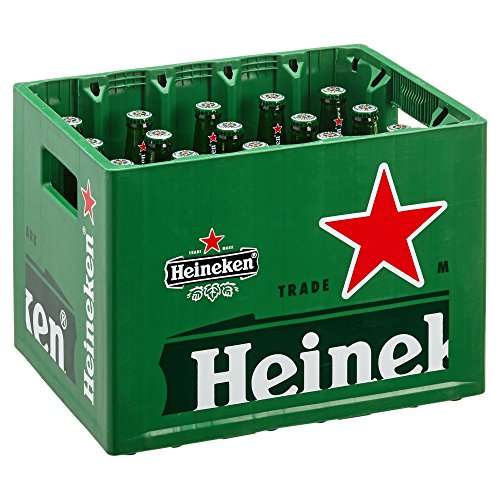 Heineken Pils Bier (20 x 0,4 l Flaschen) - Flaschenbier im Kasten, 5% Alkoholgehalt | zzgl. 3,10€ Pfand [Prime]