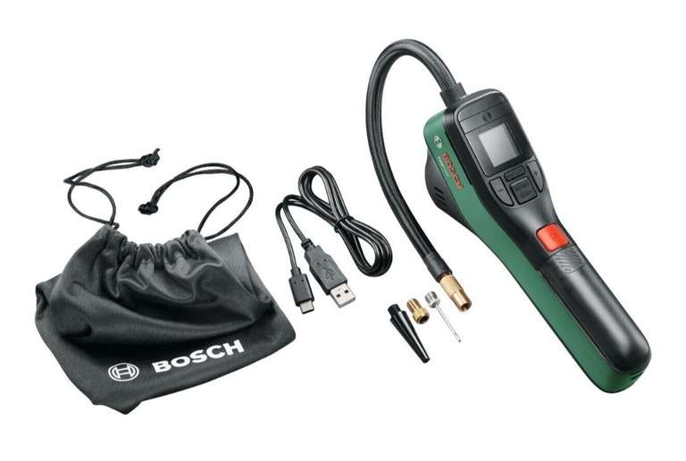 Bosch Akku Druckluftpumpe EasyPump (integrierter Akku, 3,6 Volt, max. Druck: 150 PSI/10,3 bar) Versandkostenfrei