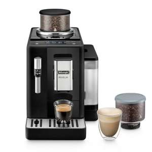 DeLonghi Rivelia Superautomatische Kaffeemaschine mit Mahlwerk, 19 Riegel, Schwarz