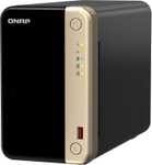 QNAP TS-264-8G NAS (2x 3.5", 2x M.2, Celeron N5095, 8GB RAM, 2x 2.5Gbit/s-LAN, 4x USB, HDMI)