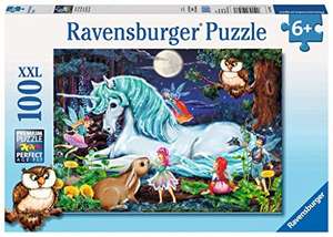 [PRIME] Ravensburger Kinderpuzzle, Im Zauberwald / Einhorn-Puzzle, ab 6 Jahren, 100 Teile im XXL-Format