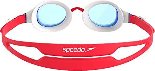 [Prime] Speedo Hydropure Junior Schwimmbrille in Rot / Weiß / Blau