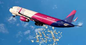 Wizz Air Cyber Monday Aktion 25% Rabatt auf ausgewählte Flüge z.B. Memmingen - Sofia für 19,98 Hin und Zurück