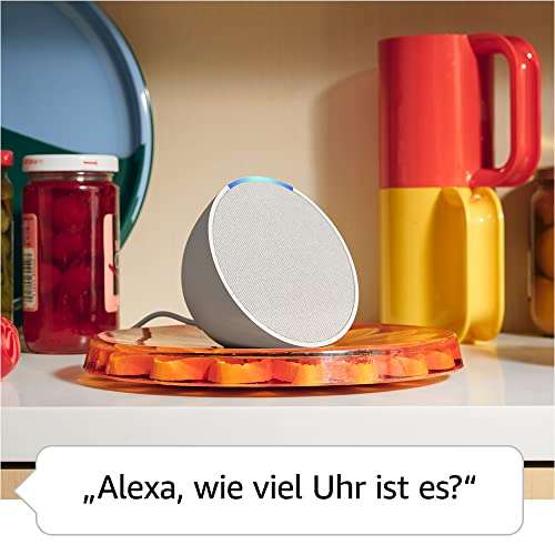 Echo Pop | smarter Bluetooth-Lautsprecher mit Alexa | Zertifiziert und generalüberholt