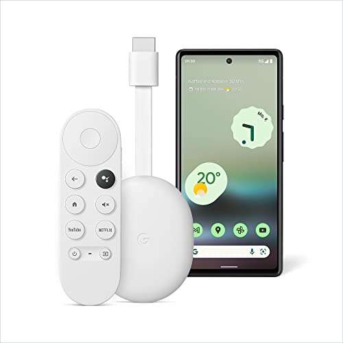 Google Pixel 6a – Smartphone (Freigeschaltetes Android ) + Chromecast TV [Amazon]