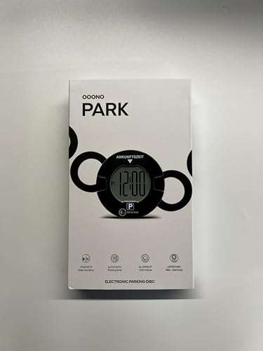 [Prime/MM/S] ooono Park - Elektronische Parkscheibe - Digitale Parkscheibe mit Zulassung vom Kraftfahrt-Bundesamt nach StVO