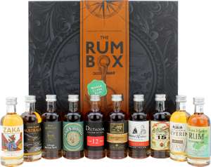 The Rum Box By World Class Rum (10x50 ml, 2 verschiedene Boxen zur Auswahl)
