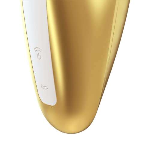 (Prime): Satisfyer Love Breeze Druckwellenvibrator, Klitorisstimulator mit 11 Druckwellenprogrammen gelb (Händler EIS-de)