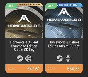 Homeworld 3 Fleet Command Edition Steam CD Key