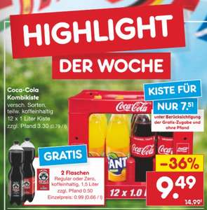Coca Cola Kombikiste + 2 Mal Gratis -->> The Real Cola by Booster