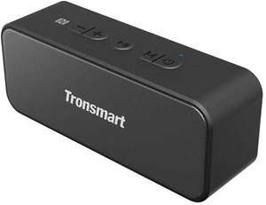 Tronsmart Element T2 Plus Bluetooth-Lautsprecher (BT 5.0, NFC, ~24h Akku, USB-C, microSD, Stereo-Pairing, Freisprecheinrichtung, IPX7)