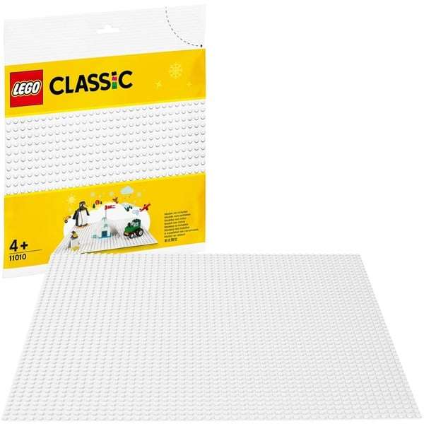 LEGO Classic 32x32 Weiße Grundplatte (11010) inkl. Polybag Classic 90 Jahre Autos (30510) für 5,99 Euro [Alternate]