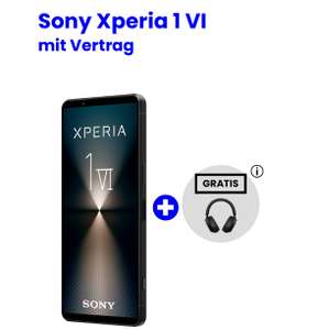 [PremiumSim 3 GB Flat] Sony Xperia 1 Vl & Sony WH1000XM5 Kopfhörer für 1029,74€