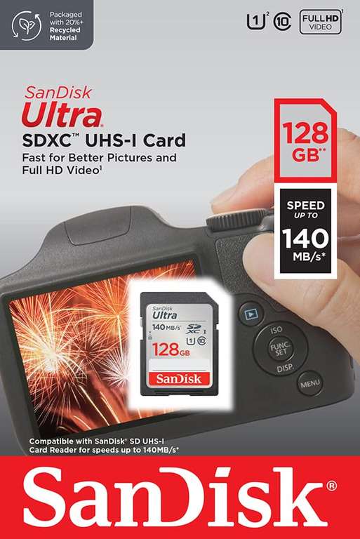 SanDisk Ultra SDXC UHS-I Speicherkarte 128 GB