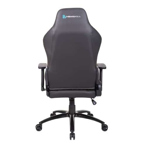 Newskill „Akeron“ Gaming-Stuhl mit verstärktem Stahlrahmen, Farbe: schwarz, bis 150 Kilogramm belastbar