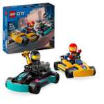 LEGO City 60400 Go-Karts mit Rennfahrern, Set mit 2 Rennfahrer-Minifiguren und Rennautos [Müller Filiale] oder Amazon für 7,99€