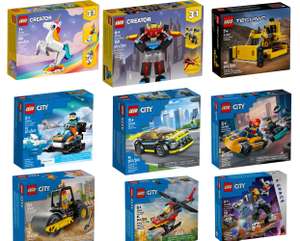 LEGO diverse Sets für je 6,29 Euro: 31140, 31124, 42163, 60376, 60383, 60400, 60401, 60411, 60428, 71805 [Amazon Prime/MM-Saturn Filialabh.]