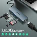 Oberster USB-C-Hub, 6-in-1 (Prime)