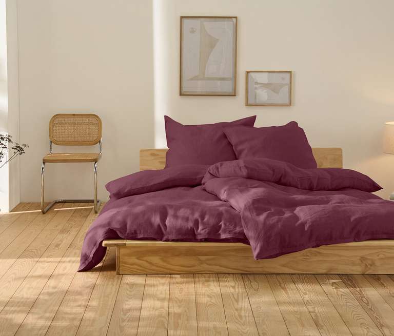 Leinen-Bettwäsche 100% 135 × 200 cm bei Tchibo – 60,89 € inkl. Versand, SPARE13 bei Tchibo