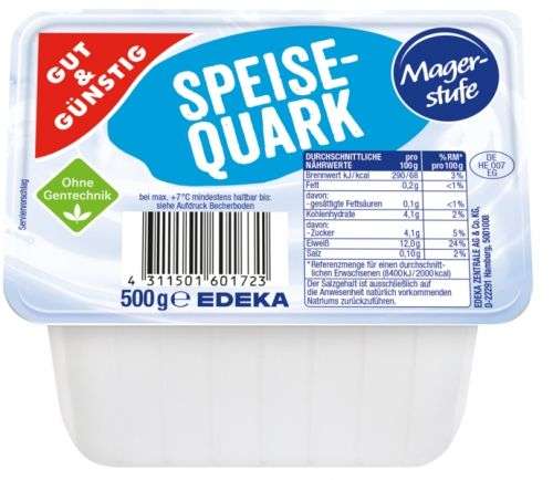 Edeka - Gut & Günstig Speisequark / Magerquark