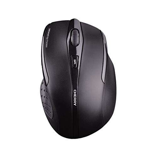 [Amazon Prime] CHERRY MW 3000, kabellose Maus, ergonomische Rechtshändermaus, 6 Tasten-Maus