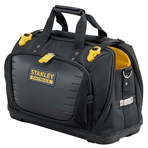 [Prime] Werkzeugtasche Stanley Fatmax Quick Access (FMST1-80147), mit Kunststoffboden & gepolstertem Schultergurt, Amazon Frühlings-Angebote