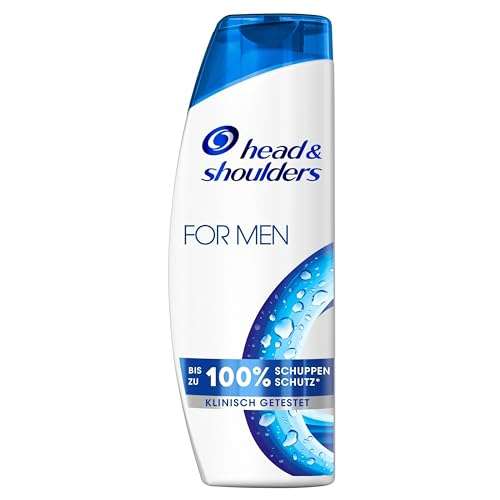 Head & Shoulders For Men Anti-Schuppen Shampoo, Bis Zu 100% Schuppenschutz, 500ml (Prime Spar-Abo)