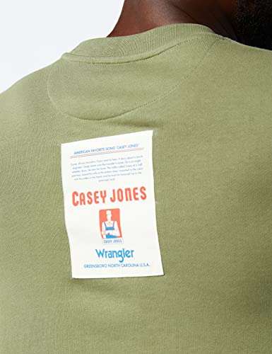 Wrangler Herren Casey Jones Crew Sweatshirt Gr. L (PRIME)