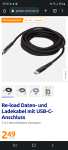 [Action] 3m USB-C zu USB-C Ladekabel 60W 3A Datenkabel [26.07. bis 01.08.] Ladegerät Offline Filiale Schnellladekabel