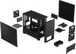 [Vorbestellung] Fractal Design Pop Mini Silent Black Solid PC-Gehäuse (36.5l, bis mATX, 3x 120mm-Lüfter, 2x 5.25", schallgedämmt)