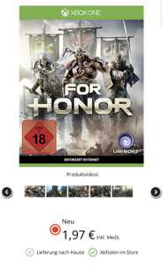 XBOX One Spiel For Honor (Gamestop Abholung)