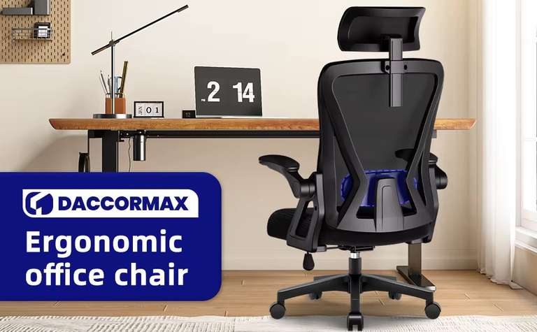 Daccormax Bürostuhl Mit Samtbezug – Höhenverstellbar Bis 150 Kg, Für Homeoffice, Schminktisch & Büro
