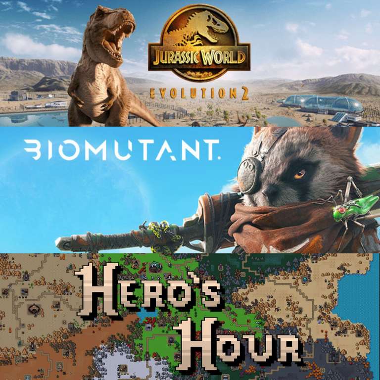 [Humble Bundle Choice März 2023] u.a. Jurassic World Evolution 2 | Biomutant | Hero's Hour | Edge of Eternity | Rogue Lords | uvm.