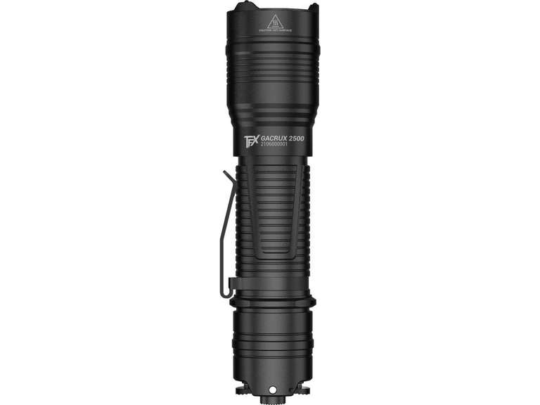 TFX by Ledlenser Taschenlampe Gacrux 2500 | Strobe, Glasbrecher, Endschalter, 2 Jahre Garantie, 2.500 lm | mit Newslettergutschein: 40,90€