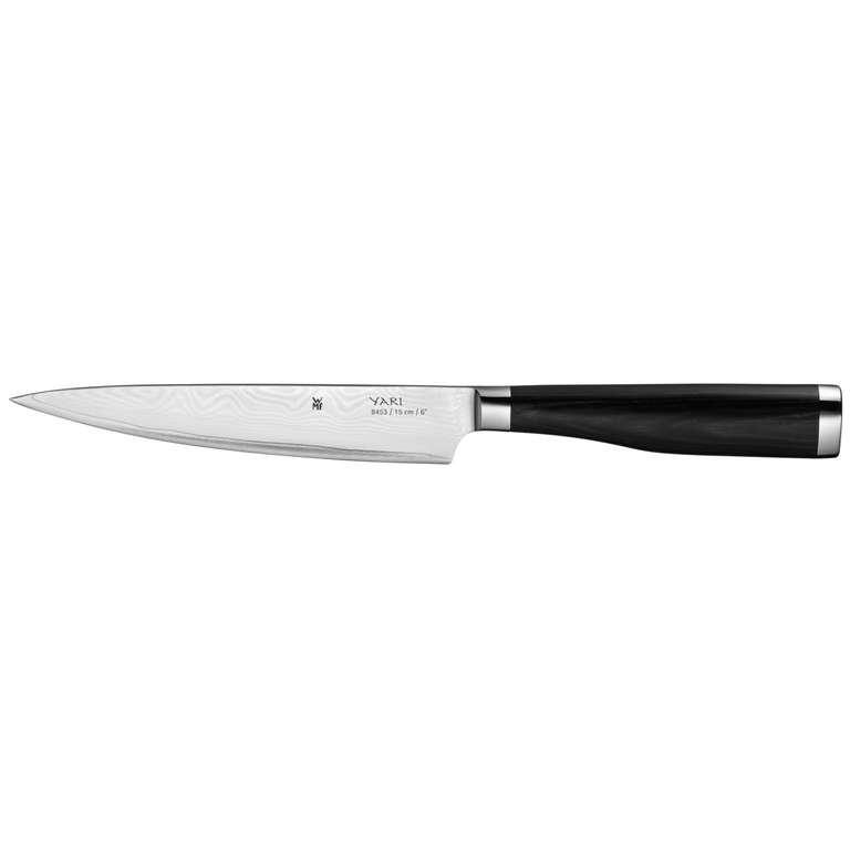 [Prime] WMF Yari Messerset 3 tlg. | japanischer Klingenstahl | Kochmesser | Allzweckmesser | Gemüsemesser | 30° Schneidewinkel