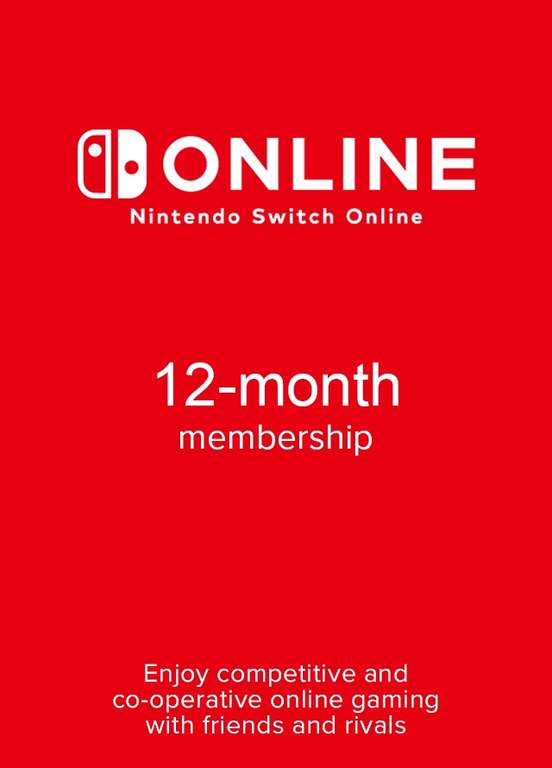 Nintendo Switch 12 Monate Individual-Mitgliedschaft für 15,09€ | Family-Mitgliedschaft für 26.49€