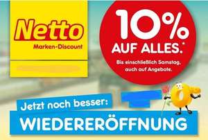 LOKAL: Leverkusen - Netto Markendiscount 10% auf Alles* nach Wiedereröffnung/Umbau. ab 21.3.2023