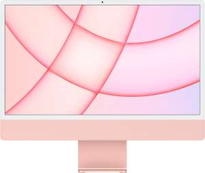 Apple iMac 24 2021 Rosé (23.5", 4480x2520, IPS, 500nits, M1 8+8 Core, 8/512GB, 2x TB3, 2x USB-C, LAN, Webcam)