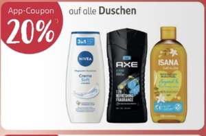 20% auf Duschbad bei Rossmann bundesweit, Isana 0,40€, Fa 0,64€ mit App