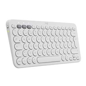 Logitech K380 kabellose Multi-Device Bluetooth-Tastatur mit Easy-Switch für bis zu 3 Geräte für 24,90€ @ Amazon Prime