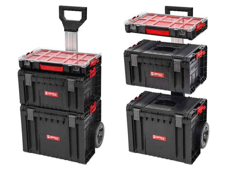 Qbrick System Werkzeugwagen-Set PRO PRO Toolbox + Cart mydealz 100 + Organizer PRO 