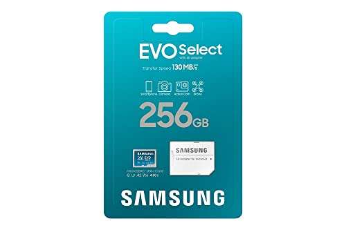 (prime) Samsung EVO Select microSD Speicherkarte, 256 GB, UHS-I U3