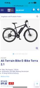 All Terrain Bike E-Bike Terra 2.1 Schwarz wieder verfügbar