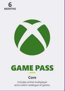 6 Monate Xbox Game Pass Core [IN VPN] - Umwandelbar in den Game Pass Ultimate