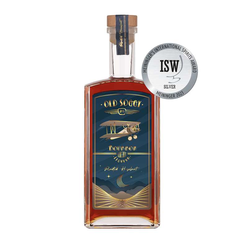 Old Soggy No.1 U.S Bourbon Roasted-Hazelnut-Liqueur Geröstetes Haselnuss Likör mit Bourbon 500ml im Oster Deal (Prime)